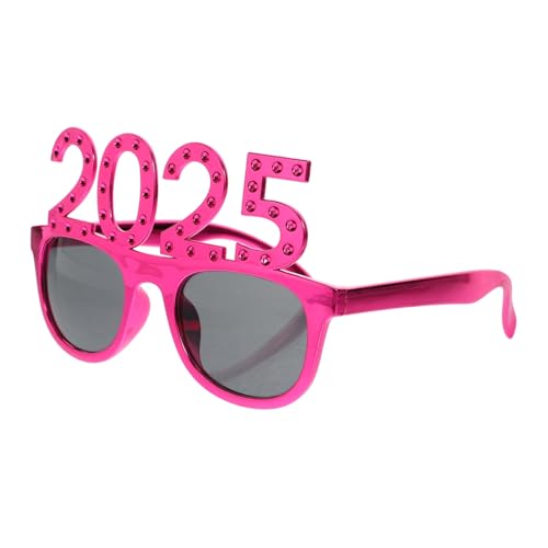 TOBBOMEY Neujahrsbrille mit Funkelnden Rahmen Leichte Pc Partybrille für Silvester Geburtstags und Festfeiern Bequeme Stylische Foto Requisite für Erwachsene und Familien TOBBOMEY Neujahrsbrille mit Funkelnden Rahmen Leichte Pc Partybrille für Silvester Geburtstags und Festfeiern Bequeme Stylische Foto Requisite für Erwachsene und Familien von TOBBOMEY