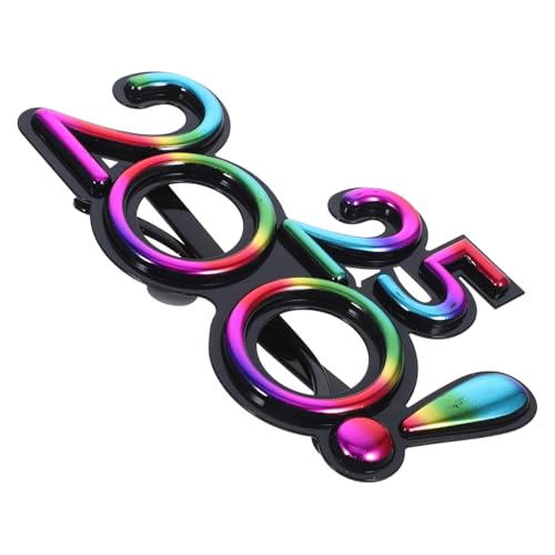 TOBBOMEY Partybrille aus Leichtem Pc Material mit Buntem Hologramm Auffälliges Kostüm Accessoire für Silvester Neujahrsfeiern und Festival Partydekoration Einteilig TOBBOMEY Partybrille aus Leichtem Pc Material mit Buntem Hologramm Auffälliges Kostüm Accessoire für Silvester Neujahrsfeiern und Festival Partydekoration Einteilig von TOBBOMEY
