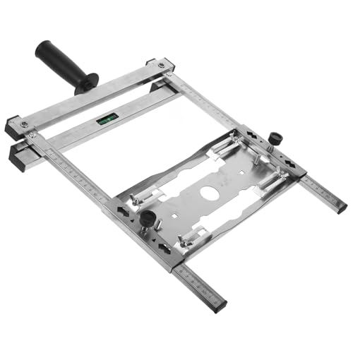 TOBBOMEY Plattenschneider Für Holzbearbeitung, Schneidemaschine, Materialhalter, Schneidemaschinenhalterung, Metall, Verstellbar, Schneidemaschinen Stützrahmen, Verstellbarer Ständer, von TOBBOMEY