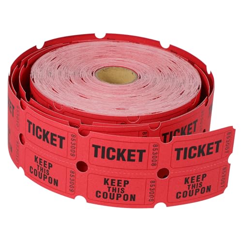 TOBBOMEY Rote lose Rolle Nummerierte Tickets für Veranstaltungen Party Spiele Schule Karneval mit Klarer Nummerierung Vielseitig Einsetzbar für Raffles und Gewinnspiele TOBBOMEY Rote lose Rolle Nummerierte Tickets für Veranstaltungen Party Spiele Schule Karneval mit Klarer Nummerierung Vielseitig Einsetzbar für Raffles und Gewinnspiele von TOBBOMEY