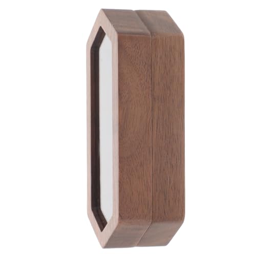 TOBBOMEY Rustikale Holz Ringbox für Hochzeit mit Magnetverschluss Kompakte Schmuckschatulle für Eheringe und Verlobungsringe Tragbarer Doppel fach Ringhalter Stilvolles Geschenk zur TOBBOMEY Rustikale Holz Ringbox für Hochzeit mit Magnetverschluss Kompakte Schmuckschatulle für Eheringe und Verlobungsringe Tragbarer Doppel fach Ringhalter Stilvolles Geschenk zur von TOBBOMEY