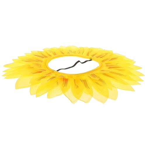 TOBBOMEY Niedliche Kopfbedeckung Mit Sonnenblumen- Langlebiges Material Hut Für Jungen Und Mädchen Für Kindergartenveranstaltungen Party-zubehör von TOBBOMEY