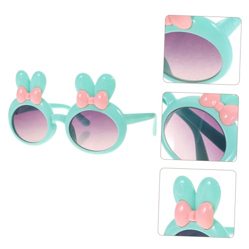 TOBBOMEY Sonnenbrille mit Niedlichem Hasenohren-design Leichte Partybrille für Mädchen Uv-schutz für Strand Outdoor-events und Geburtstagsgeschenke von TOBBOMEY