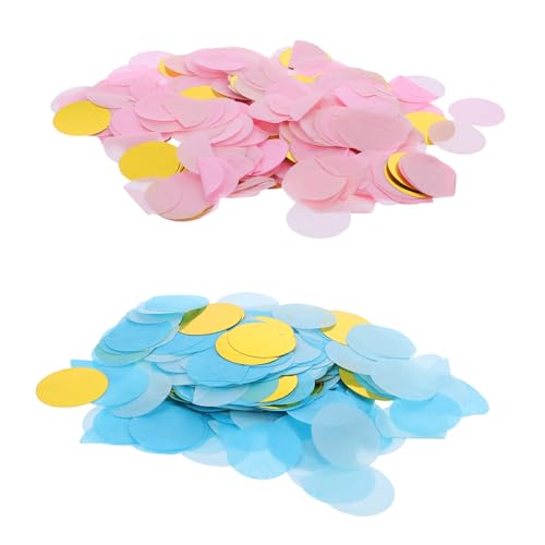TOBBOMEY Teiliges Gender Reveal Konfetti aus Papier Rund und Blau Nachhaltige Shower Tischdekoration Softfarbene Streudeko für Festliche Feiern und Partys TOBBOMEY Teiliges Gender Reveal Konfetti aus Papier Rund und Blau Nachhaltige Shower Tischdekoration Softfarbene Streudeko für Festliche Feiern und Partys von TOBBOMEY