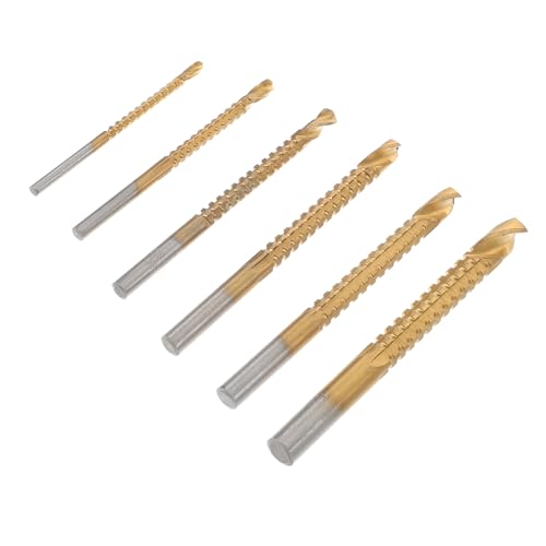 TOBBOMEY Teiliges Holesaw Bohrersatz mit Seitenschneider Hochleistungs Hss Schnellstahl Holzbohrer Scharfe Schrägkantige Klingen Verschleißfest für Holz DIY und Bauarbeiten von TOBBOMEY