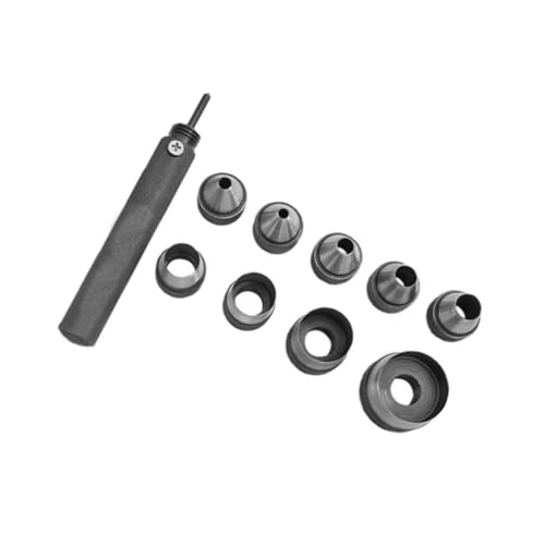 TOBBOMEY Teiliges Lochzangen set aus Langlebigem Wärmebehandeltem Präzise Hohlstanzer für Gürtel und Bastelarbeiten Scharfe Klingen mit Cnc frästechnik Robust und Präzise für Saubere von TOBBOMEY