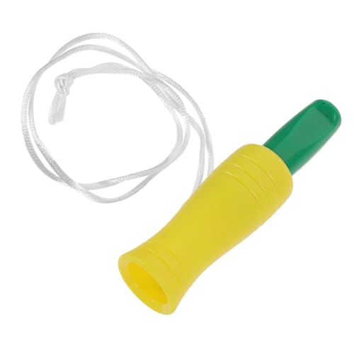 TOBBOMEY Ultraleichte Entenpfeife mit Realistischem Entengeräusch Tragbares Duck Calling Device für Outdoor Jagd Camping und Kindersicheres in Gelb grün mit Box von TOBBOMEY