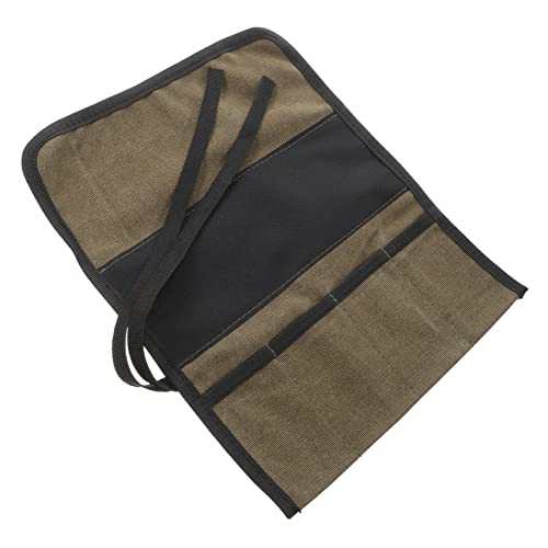 TOBBOMEY Werkzeugrolle Robustem Canvas Multifunktionale Werkzeugtasche für Holzarbeiten mit Fächern zur Aufbewahrung von Schraubenschlüsseln Zangen und Nähutensilien TOBBOMEY Werkzeugrolle Robustem Canvas Multifunktionale Werkzeugtasche für Holzarbeiten mit Fächern zur Aufbewahrung von Schraubenschlüsseln Zangen und Nähutensilien von TOBBOMEY
