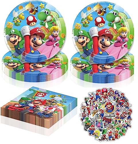 Theme Party Deko Geburtstag Geschirr Kit, Partygeschirr Kindergeburtstag, Theme Party Deko Geburtstag, mit Pappteller, Servietten, Tischdecke etc Theme Party Deko Geburtstag Geschirr Kit, Partygeschirr Kindergeburtstag, Theme Party Deko Geburtstag, mit Pappteller, Servietten, Tischdecke etc von TOCAVE