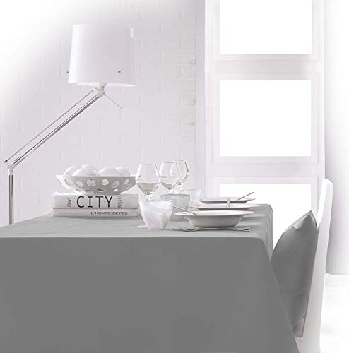 TODAY 256201 Tischdecke aus Polyester, 140 x 200 cm, Polyester, Zinc/Gris, 140 x 200 cm TODAY 256201 Tischdecke aus Polyester, 140 x 200 cm, Polyester, Zinc/Gris, 140 x 200 cm von Today