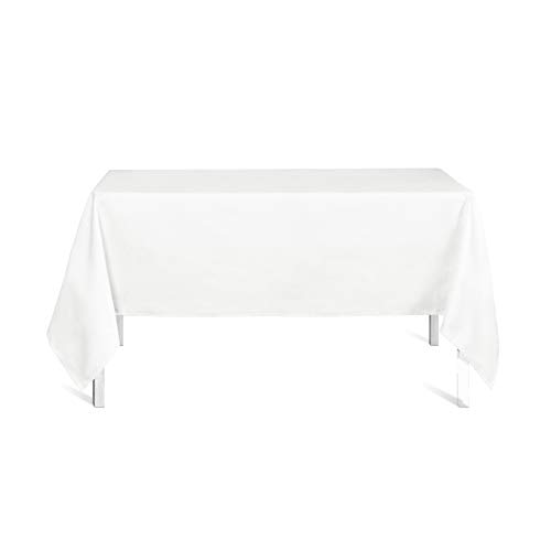 TODAY 256402 Tischdecke aus Polyester, 150 x 250 cm, Polyester, Chantilly/Blanc, 150x250 cm von Today