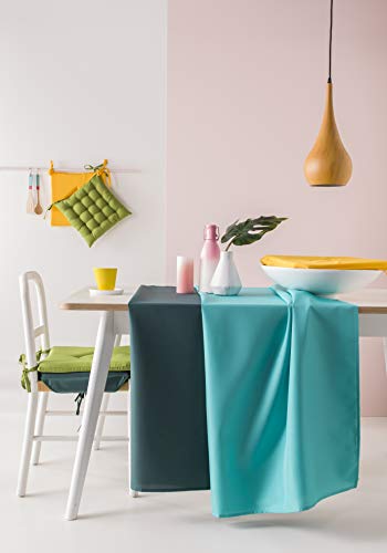 TODAY 257531 Tischdecke aus Baumwolle, 140 x 240 cm, Baumwolle, Pourpre Foncé/Violet, 140 x 240 cm von Today