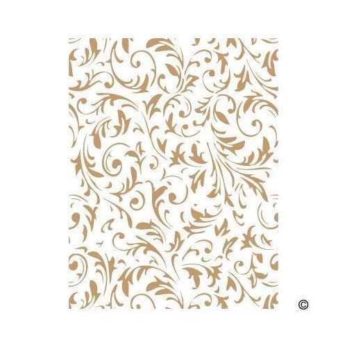 Schablone, Deco Hintergründe 079 Floral. Größe: 20 x 30 cm (200,7 x 299,7 cm) Design Größe 17 x 22 cm (170,2 x 221 cm) von TODO-STENCIL
