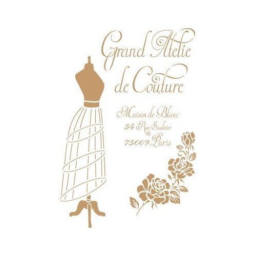TODO-STENCIL Vintage Stencil Deko 206 Grand Atelier TODO-STENCIL Vintage Stencil Deko 206 Grand Atelier von TODO-STENCIL