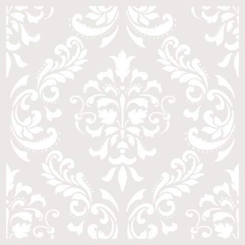 TODO-STENCIL Deco Aamascado 096 Außenmaße: 20 x 20 Innenmaße 19 x 19 cm von TODO-STENCIL