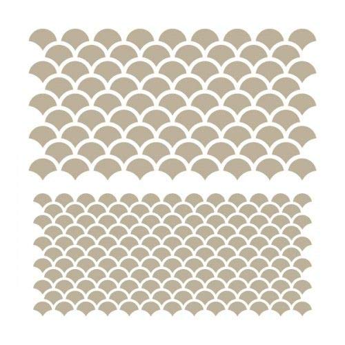 TODO-STENCIL Schablone Mini Deco Hintergrund 096 Skalen Außenmaße: 12 x 12 cm Innenmaße Design 10,7 x 10,7 cm TODO-STENCIL Schablone Mini Deco Hintergrund 096 Skalen Außenmaße: 12 x 12 cm Innenmaße Design 10,7 x 10,7 cm von TODO-STENCIL