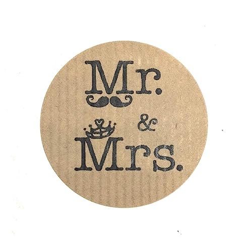 100 x MR.&MRS-Klebeetiketten aus Kraftpapier für Ihre Hochzeitsgeschenke. 100 x MR.&MRS-Klebeetiketten aus Kraftpapier für Ihre Hochzeitsgeschenke. von TODOKRAFT