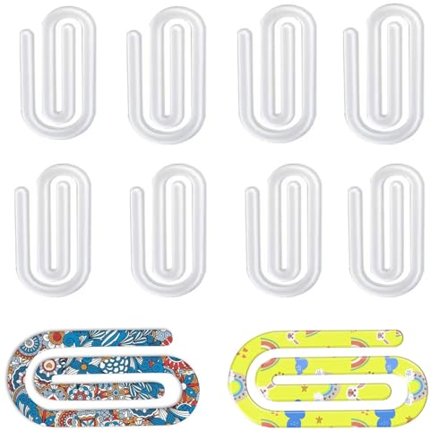 10 Stück Sublimationsdruck-Rohlinge aus Acryl, Sublimations-Lesezeichen-Rohlinge, 10,2 x 5,1 cm, Jumbo-Sublimations-Büroklammern für Büro, Zuhause, Schule, Heimwerkerbedarf 10 Stück Sublimationsdruck-Rohlinge aus Acryl, Sublimations-Lesezeichen-Rohlinge, 10,2 x 5,1 cm, Jumbo-Sublimations-Büroklammern für Büro, Zuhause, Schule, Heimwerkerbedarf von TOEVER