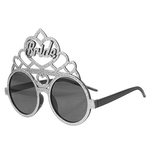 TOGEVAL 1 Paar Sonnenbrille für Junggesellinnenabschied Stilvolle Brille mit Bride Schriftzug Hochzeitsfeier Deko Leicht Langlebig für Fotos Unvergessliche Erinnerungen TOGEVAL 1 Paar Sonnenbrille für Junggesellinnenabschied Stilvolle Brille mit Bride Schriftzug Hochzeitsfeier Deko Leicht Langlebig für Fotos Unvergessliche Erinnerungen von TOGEVAL