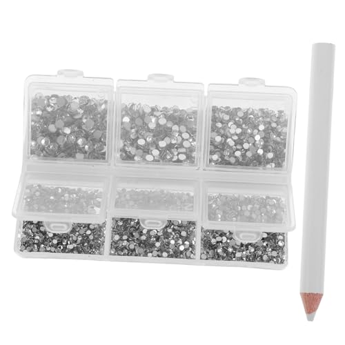 TOGEVAL 1 Satz Maniküre-Strass-Set Strasssteine für Nägel Kit für Nagelzubehör Nagelsteine Kristalle zum Basteln kawaii Nagelanhänger Edelsteine zum Basteln Nagelschleifen Glas Silber TOGEVAL 1 Satz Maniküre-Strass-Set Strasssteine für Nägel Kit für Nagelzubehör Nagelsteine Kristalle zum Basteln kawaii Nagelanhänger Edelsteine zum Basteln Nagelschleifen Glas Silber von TOGEVAL