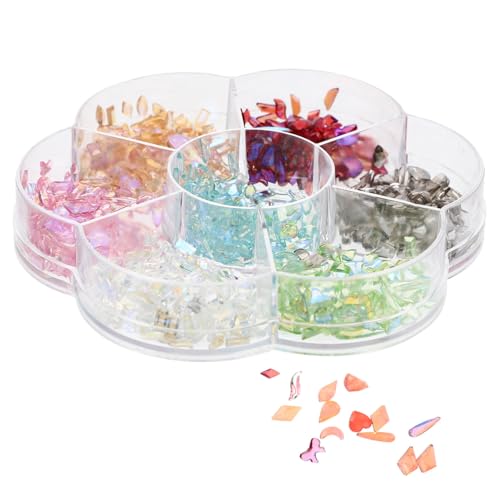 TOGEVAL 1 Schachtel Nageldekorationen Resin Nail Charms für Maniküre Nagelkunst Schmuck DIY Basteln Nail Art Zubehör TOGEVAL 1 Schachtel Nageldekorationen Resin Nail Charms für Maniküre Nagelkunst Schmuck DIY Basteln Nail Art Zubehör von TOGEVAL