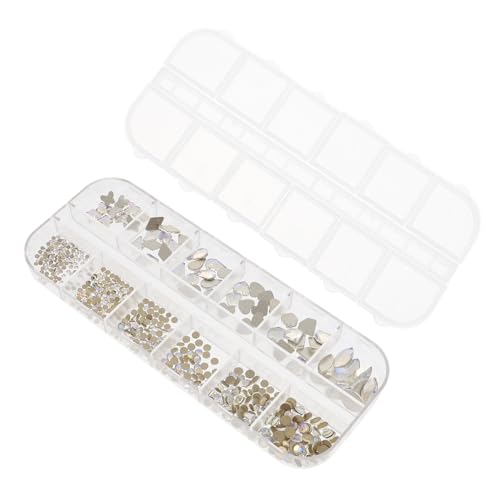 TOGEVAL 1 Schachtel Nail Art Flache Nagel Diamanten in Verschiedenen Formen Langlebige Nagelschmucksteine für Maniküre und DIY Geeignet für Fingernägel und Kunstnägel Vielseitige TOGEVAL 1 Schachtel Nail Art Flache Nagel Diamanten in Verschiedenen Formen Langlebige Nagelschmucksteine für Maniküre und DIY Geeignet für Fingernägel und Kunstnägel Vielseitige von TOGEVAL