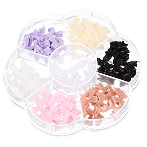 TOGEVAL 1 Schachtel Nail Charms Set Bunte Perlen und Schleifen für DIY Nagelkunst Nagelschmuck zur Individuellen Gestaltung von Fingernägeln für Besondere Anlässe und Alltag TOGEVAL 1 Schachtel Nail Charms Set Bunte Perlen und Schleifen für DIY Nagelkunst Nagelschmuck zur Individuellen Gestaltung von Fingernägeln für Besondere Anlässe und Alltag von TOGEVAL