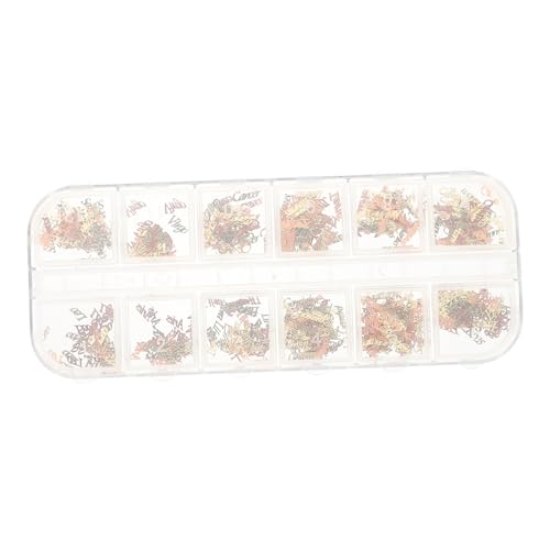 TOGEVAL 1 Schachtel Teiliges Nagel charms mit Tierkreis Buchstaben Metall Nail Art Dekorationen für DIY Maniküre Glänzende Nail Charms für Professionelle und Private Nagelgestaltung TOGEVAL 1 Schachtel Teiliges Nagel charms mit Tierkreis Buchstaben Metall Nail Art Dekorationen für DIY Maniküre Glänzende Nail Charms für Professionelle und Private Nagelgestaltung von TOGEVAL