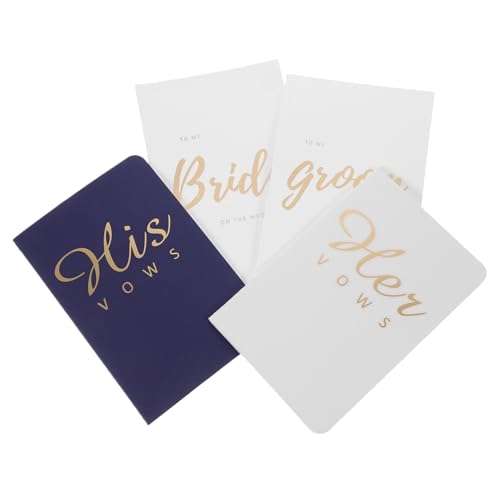 TOGEVAL 1 Set Eidbuch Gelübde Redekarten Rede Gelübdekarten Ehe Gelübdekarten Hochzeitsgelübdebroschüren Papier Gelübdekarten Gelübdebücher Hochzeitsgelübdekarten Hochzeits Gelübdekarten von TOGEVAL