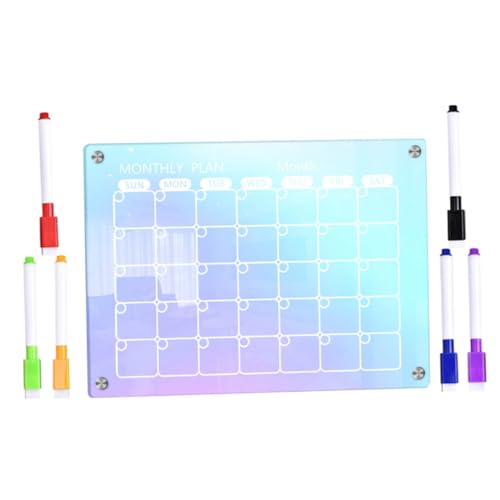 TOGEVAL 1 Set Notizblock Kombination, Trocken Abwischbare Tafel, Whiteboard, Wochenplaner, Trocken Abwischbare Planertafel, Schreibtafel, Schreibtisch Notiztafel, To Do Planer, Desktop von TOGEVAL