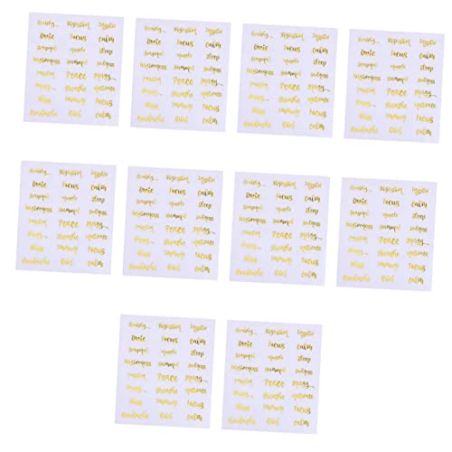 TOGEVAL 10 Blatt Ätherische Öle Flaschenaufkleber Set Wasserdichte Sticker für Aromatherapie Flaschen Ölflaschen Dekoration Langlebige und Ölresistente Etiketten Goldene Buchstaben TOGEVAL 10 Blatt Ätherische Öle Flaschenaufkleber Set Wasserdichte Sticker für Aromatherapie Flaschen Ölflaschen Dekoration Langlebige und Ölresistente Etiketten Goldene Buchstaben von TOGEVAL