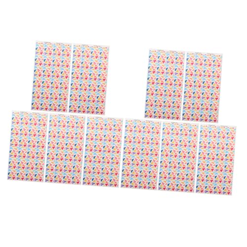 TOGEVAL 10 Blatt Bulletin Border Sticker Wasserdichte Dekorationsstreifen für Pinnwände Selbstklebende für Klassenzimmer Spielzimmer und Kindergarten Einfache Anwendung Stabile Materialien von TOGEVAL