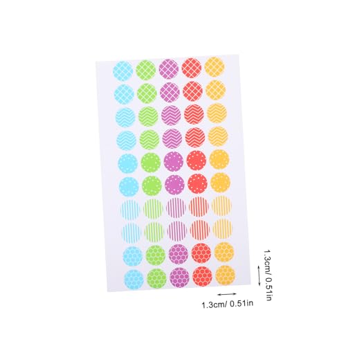 TOGEVAL 10 Blatt Bunte Lochverstärker Aufkleber Selbstklebend Runde Ringverstärkung Etiketten für Ringordner Praktische Papierloch Schutzsticker für Büro Scrapbooking und Planer pro Bogen TOGEVAL 10 Blatt Bunte Lochverstärker Aufkleber Selbstklebend Runde Ringverstärkung Etiketten für Ringordner Praktische Papierloch Schutzsticker für Büro Scrapbooking und Planer pro Bogen von TOGEVAL