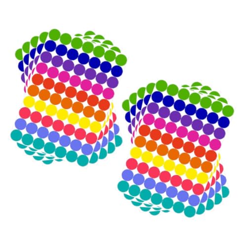 TOGEVAL 10 Blatt Bunte Selbstklebende Rundetiketten Blättern Farbige Punktaufkleber Beschriften für Büro Kalender Basteln und Organisation Zuhause TOGEVAL 10 Blatt Bunte Selbstklebende Rundetiketten Blättern Farbige Punktaufkleber Beschriften für Büro Kalender Basteln und Organisation Zuhause von TOGEVAL