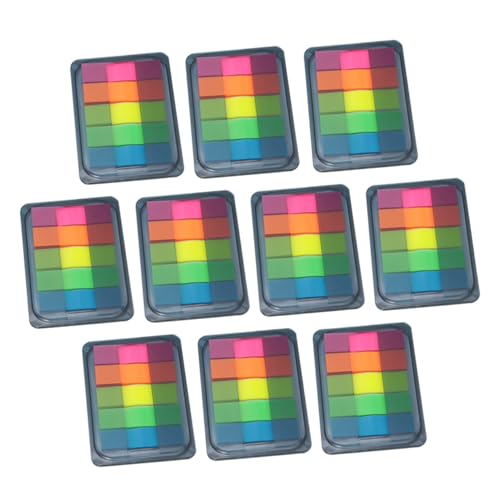 TOGEVAL 10 Stück Selbstklebende Fluoreszierende Haftnotizen Index Label Pads Bunt Transparent Wiederverwendbar Pet Material für Büro Schule Markieren Organisieren Priorisieren TOGEVAL 10 Stück Selbstklebende Fluoreszierende Haftnotizen Index Label Pads Bunt Transparent Wiederverwendbar Pet Material für Büro Schule Markieren Organisieren Priorisieren von TOGEVAL