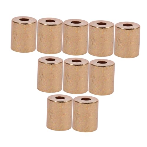 TOGEVAL 10 Stück Teiliges Metall Kordelstopper für Notizbuchbänder Langlebige Schnurspannerverschlüsse Vielseitig Einsetzbar für DIY Bastelprojekte Design Robust und Biegefest TOGEVAL 10 Stück Teiliges Metall Kordelstopper für Notizbuchbänder Langlebige Schnurspannerverschlüsse Vielseitig Einsetzbar für DIY Bastelprojekte Design Robust und Biegefest von TOGEVAL
