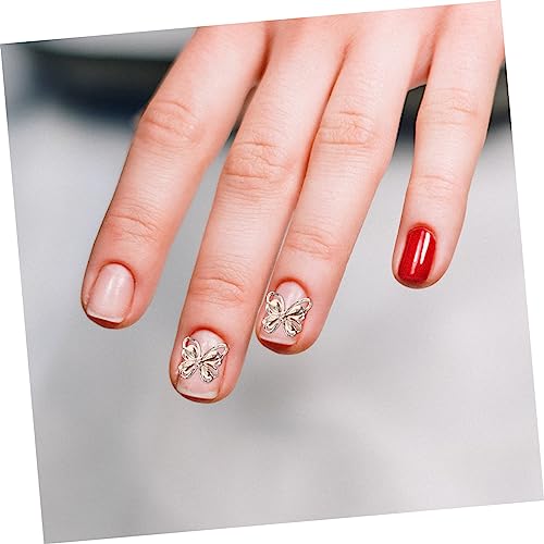 TOGEVAL 10 Stück Teiliges Schmetterling Nagelsticker mit Cat Eye Roségoldfarbene Strassverzierung DIY Nageldekoration für Mädchen Einfache Anwendung Natur und Künstlichen Nägeln Eleganter TOGEVAL 10 Stück Teiliges Schmetterling Nagelsticker mit Cat Eye Roségoldfarbene Strassverzierung DIY Nageldekoration für Mädchen Einfache Anwendung Natur und Künstlichen Nägeln Eleganter von TOGEVAL