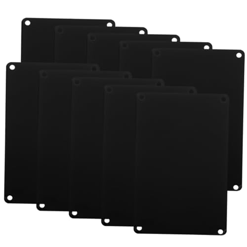 TOGEVAL 10 Stück Teiliges Schwarze Aluminium Gravurschilder mit Löchern Multifunktionale Namensschilder für Büro Hotel Tür und Wandschilder DIY Beschilderung Wetterfest TOGEVAL 10 Stück Teiliges Schwarze Aluminium Gravurschilder mit Löchern Multifunktionale Namensschilder für Büro Hotel Tür und Wandschilder DIY Beschilderung Wetterfest von TOGEVAL