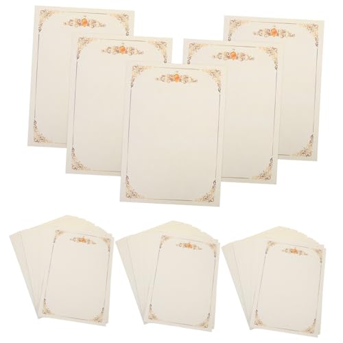 TOGEVAL 100 Blatt Urkundenpapier Bedruckbar Blanko Zertifikat Papier für Schule Büro Dicker Strukturpapier für Auszeichnungen Diplome Dekoration TOGEVAL 100 Blatt Urkundenpapier Bedruckbar Blanko Zertifikat Papier für Schule Büro Dicker Strukturpapier für Auszeichnungen Diplome Dekoration von TOGEVAL