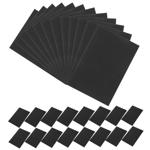 TOGEVAL 100 Stück Blanko Wortkarten Schwarz DIY und Graffiti Karten zum Beschriften für Schule Büro Reise Handliche Karteikarten TOGEVAL 100 Stück Blanko Wortkarten Schwarz DIY und Graffiti Karten zum Beschriften für Schule Büro Reise Handliche Karteikarten von TOGEVAL