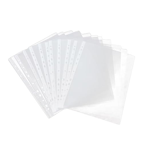 TOGEVAL 100 Stück Dokumentenmappe Transparentes Ordnersystem Prospekthüllen und Reißfest für Büro und Zuhause TOGEVAL 100 Stück Dokumentenmappe Transparentes Ordnersystem Prospekthüllen und Reißfest für Büro und Zuhause von TOGEVAL