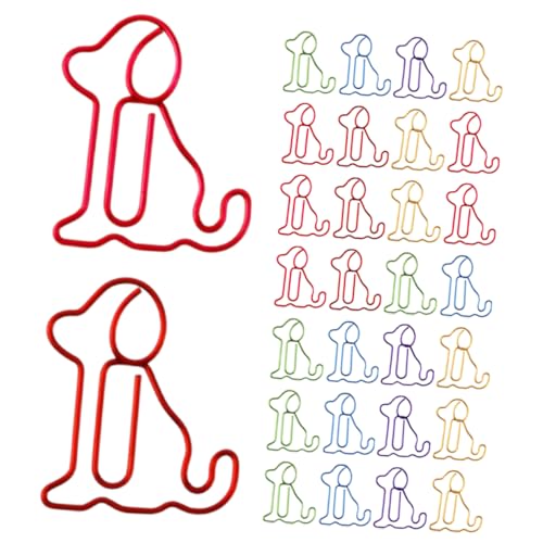 TOGEVAL 100 Stück Hund Büroklammern Tierform Lesezeichenclip Niedlich Deko Büroklammern Praktisch Organisieren Für Schule Büro Kreatives Basteln TOGEVAL 100 Stück Hund Büroklammern Tierform Lesezeichenclip Niedlich Deko Büroklammern Praktisch Organisieren Für Schule Büro Kreatives Basteln von TOGEVAL