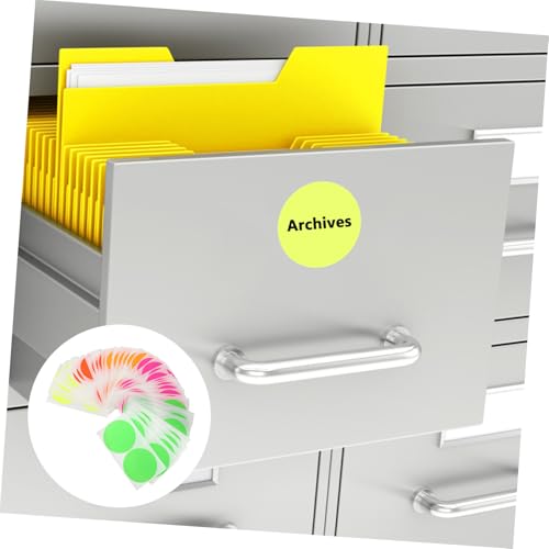 TOGEVAL 100 Stück Multifunktionale Fluoreszierende Runde Punkte Aufkleber in Fünf Farben Selbstklebend als Scrapbook und Bastel Etiketten Einfach Ablösbar und Dekorativ TOGEVAL 100 Stück Multifunktionale Fluoreszierende Runde Punkte Aufkleber in Fünf Farben Selbstklebend als Scrapbook und Bastel Etiketten Einfach Ablösbar und Dekorativ von TOGEVAL