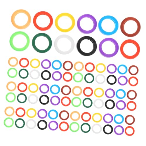 TOGEVAL 100 Stück Silikon Schlüsselkappen Bunte Schlüsselcover Elastische Schlüsselringe Weich Ölresistent Für Einfache Identifikation Organisation Zuhause Büro Reise TOGEVAL 100 Stück Silikon Schlüsselkappen Bunte Schlüsselcover Elastische Schlüsselringe Weich Ölresistent Für Einfache Identifikation Organisation Zuhause Büro Reise von TOGEVAL