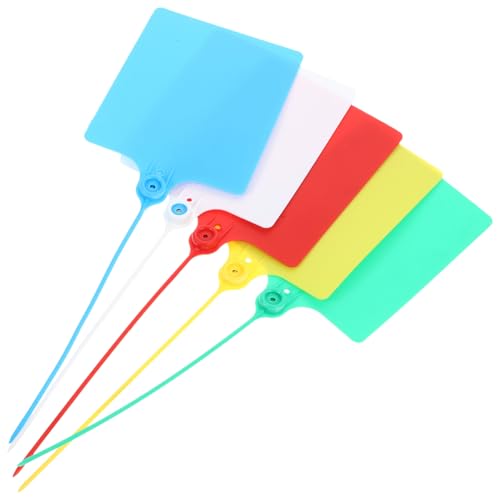 TOGEVAL 100 Stück Teiliges Kunststoff logistikanhänger Robuste Bunte Versandetiketten mit Kabelbinder Vielseitige Beschriftungstags für Lager Versand und Gepäckkennzeichnung TOGEVAL 100 Stück Teiliges Kunststoff logistikanhänger Robuste Bunte Versandetiketten mit Kabelbinder Vielseitige Beschriftungstags für Lager Versand und Gepäckkennzeichnung von TOGEVAL