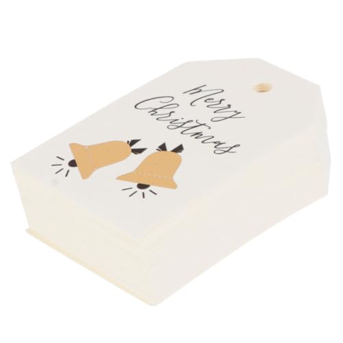 TOGEVAL 100 Stück Weihnachts-diy Anhänger Kleine Stabile Buchzeichen Karten mit Festlichem Merry Christmas Design Langlebige Geschenkanhänger für Kreative Weihnachtsdeko und TOGEVAL 100 Stück Weihnachts-diy Anhänger Kleine Stabile Buchzeichen Karten mit Festlichem Merry Christmas Design Langlebige Geschenkanhänger für Kreative Weihnachtsdeko und von TOGEVAL