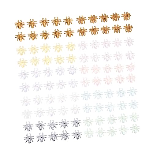 TOGEVAL 100Stücke Spinne Nagelkunst Dekoration Nail Art Zubehör für Maniküre DIY Nageldesign Glitzernde Farben für Anfänger und Profis TOGEVAL 100Stücke Spinne Nagelkunst Dekoration Nail Art Zubehör für Maniküre DIY Nageldesign Glitzernde Farben für Anfänger und Profis von TOGEVAL