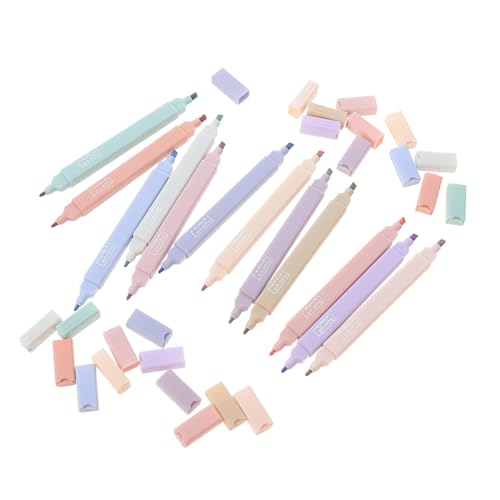 TOGEVAL 12 Stück Teiliges Doppelseitiger Marker Pens Bunte Pastell Textmarker für Schule und Büro Leichte Auslaufsichere Filzstifte Praktische Markierung für Notizen und Dokumente TOGEVAL 12 Stück Teiliges Doppelseitiger Marker Pens Bunte Pastell Textmarker für Schule und Büro Leichte Auslaufsichere Filzstifte Praktische Markierung für Notizen und Dokumente von TOGEVAL