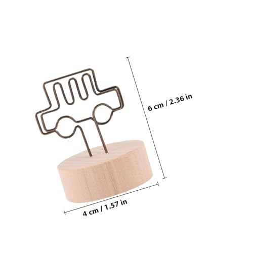 TOGEVAL 12 Stück Teiliges Memo Clip Kartenhalter aus Holz und Eisen Kreativer Auto design Fotohalter und Platzkartenhalter für Tischdekoration Stabile Ständer für Fotos und Visitenkarten TOGEVAL 12 Stück Teiliges Memo Clip Kartenhalter aus Holz und Eisen Kreativer Auto design Fotohalter und Platzkartenhalter für Tischdekoration Stabile Ständer für Fotos und Visitenkarten von TOGEVAL