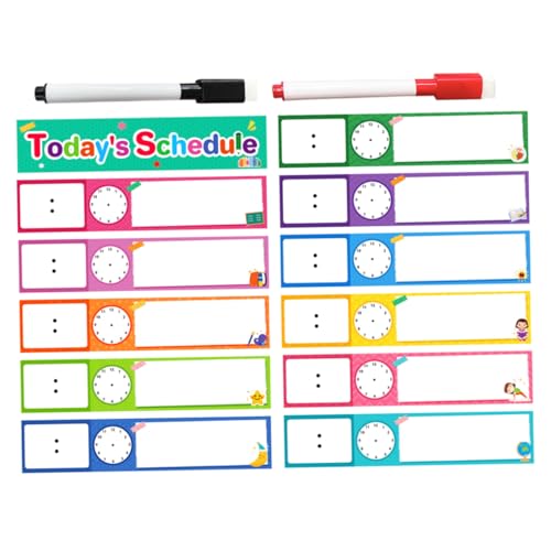 TOGEVAL 12 Stück Teiliges Routine Planungsset Wiederverwendbare Abwischbare Visualisierungs Tafel für Zuhause und Klassenzimmer Organisationsfähigkeiten und Positiven Verhaltensweisen TOGEVAL 12 Stück Teiliges Routine Planungsset Wiederverwendbare Abwischbare Visualisierungs Tafel für Zuhause und Klassenzimmer Organisationsfähigkeiten und Positiven Verhaltensweisen von TOGEVAL